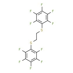 1,2-Bis[(pentafluorophenyl)thio]ethane结构式