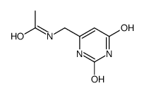 N-((1,2,3,6-四氢-2,6-二氧代嘧啶-4-基)甲基)乙酰胺结构式