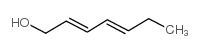 2,4-heptadien-1-ol Structure