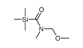 N-(methoxymethyl)-N-methyl-1-trimethylsilylformamide Structure