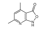 Isoxazolo[3,4-b]pyridin-3(1H)-one, 4,6-dimethyl- (9CI) structure