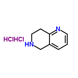 5,6,7,8-TETRAHYDRO-1,6-NAPHTHYRIDINE DIHYDROCHLORIDE Structure