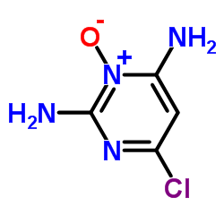 2,6-Diamino-4-chloropyrimidine 1-oxide structure