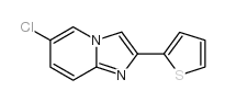 6-CHLORO-2-THIOPHEN-2-YL-IMIDAZO[1,2-A]PYRIDINE Structure