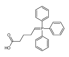 5-(triphenyl-λ5-phosphanylidene)pentanoic acid Structure