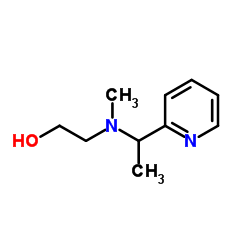 2-{Methyl[1-(2-pyridinyl)ethyl]amino}ethanol Structure