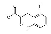 2,6-difluorophenylpyruvic acid结构式