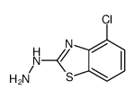 2(3H)-Benzothiazolone,4-chloro-,hydrazone(9CI) Structure