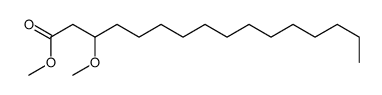 methyl 3-methoxyhexadecanoate结构式