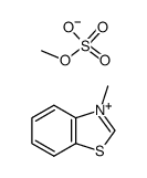 methyl 3-methylbenzothiazolium sulphate结构式