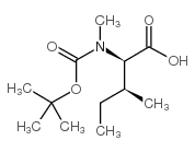 Boc-n-me-d-allo-ile-oh structure