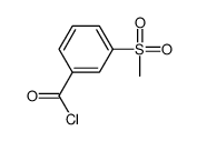 3-methylsulfonylbenzoyl chloride Structure