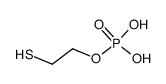 phosphoric acid mono-(2-mercapto-ethyl) ester结构式