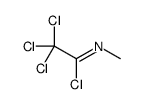 2,2,2-trichloro-N-methylethanimidoyl chloride Structure