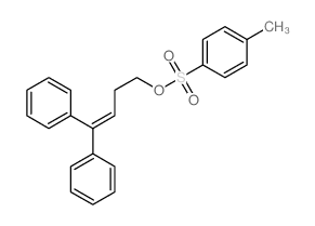 1-(4,4-diphenylbut-3-enoxysulfonyl)-4-methyl-benzene structure