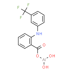 Aluminum,dihydroxy[2-[[3-(trifluoromethyl)phenyl]amino]benzoato-O]- (9CI)结构式