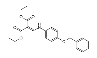 diethyl 2-[(4-phenylmethoxyanilino)methylidene]propanedioate Structure