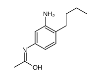 N-(3-amino-4-butylphenyl)acetamide结构式