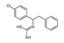 [1-(4-chlorophenyl)-2-phenylethyl]carbamodithioic acid结构式