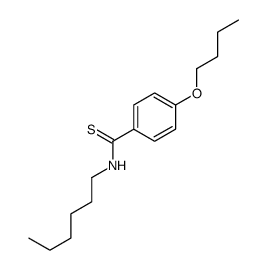 4-butoxy-N-hexylbenzenecarbothioamide Structure