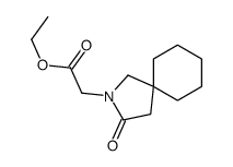 ethyl 2-(3-oxo-2-azaspiro[4.5]decan-2-yl)acetate结构式