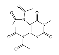 Acetamide,N,N-(1,2,3,6-tetrahydro-1,3-dimethyl-2,6-dioxo-4,5-pyrimidinediyl)bis[N-acetyl- (9CI)结构式