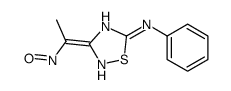 3-(1-nitrosoethylidene)-N-phenyl-1,2,4-thiadiazol-5-amine Structure