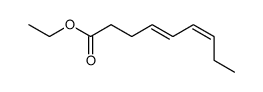 nona-4t,6c-dienoic acid ethyl ester结构式