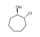 (+/-)-trans-2-chlorocycloheptanol Structure