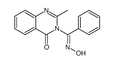 3-(N-hydroxy-benzimidoyl)-2-methyl-3H-quinazolin-4-one Structure