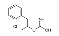 Carbamic acid o-chloro-α-methylphenethyl ester结构式