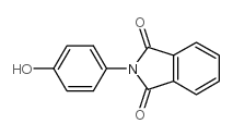 1H-Isoindole-1,3(2H)-dione,2-(4-hydroxyphenyl)- Structure