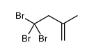 4,4,4-tribromo-2-methylbut-1-ene Structure