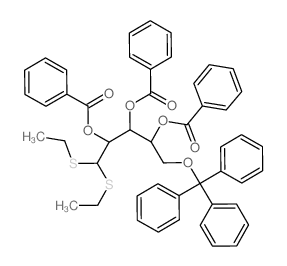 [3,4-dibenzoyloxy-1,1-bis(ethylsulfanyl)-5-trityloxy-pentan-2-yl] benzoate picture