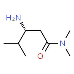 Pentanamide, 3-amino-N,N,4-trimethyl-, (3R)- (9CI) structure