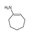 1-Cyclohepten-1-amine(9CI) Structure