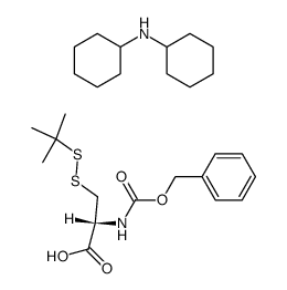 Z-Cys(SBut)-OH*DCHA Structure