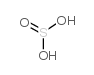 亚硫酸结构式