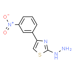 4-(3-NITROPHENYL)-2(3H)-THIAZOLONE HYDRAZONE结构式