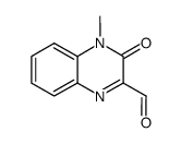 4-methyl-3-oxo-3,4-dihydro-quinoxaline-2-carbaldehyde Structure