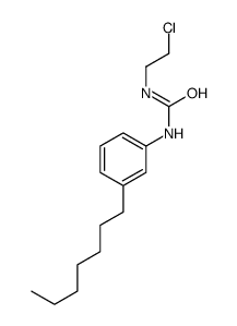 1-(2-chloroethyl)-3-(3-heptylphenyl)urea Structure