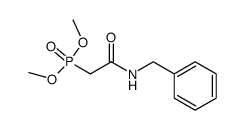 dimethyl (2-(benzylamino)-2-oxoethyl)phosphonate Structure