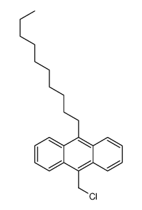 9-(chloromethyl)-10-decylanthracene Structure