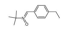 N-tert-butyl α-(4-ethylphenyl) nitrone Structure