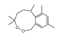 4,5,6,7-Tetrahydro-4,4,7,8,10-pentamethyl-1H-2,3-dioxabenzocyclononen结构式