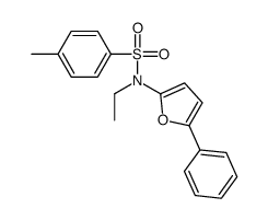 Benzenesulfonamide,N-ethyl-4-methyl-N-(5-phenyl-2-furanyl)- Structure