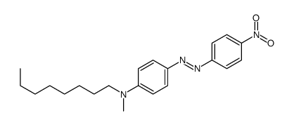 N-methyl-4-[(4-nitrophenyl)diazenyl]-N-octylaniline结构式