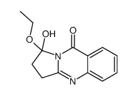 1-ethoxy-1-hydroxy-2,3-dihydropyrrolo[2,1-b]quinazolin-9-one Structure