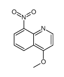 4-Methoxy-8-nitroquinoline Structure