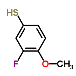 3-Fluoro-4-methoxybenzenethiol Structure